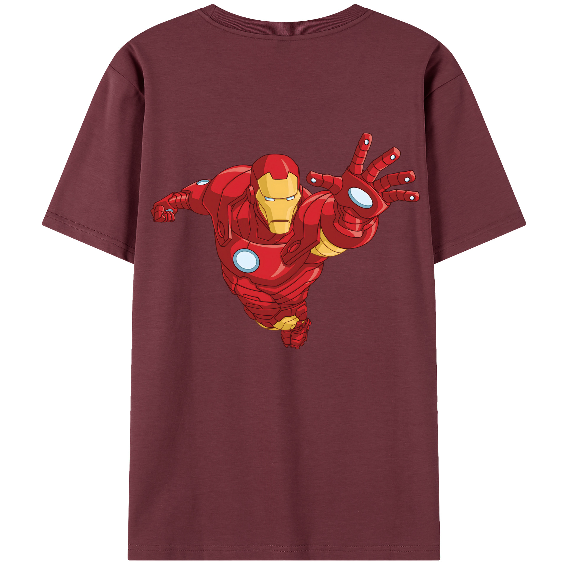 （画像用） アベンジャーズ The Avengers 綿100％半袖Tシャツ（背面プリント）